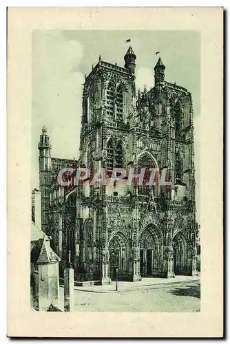 Ansichtskarte AK Abbeville La Cathedrale