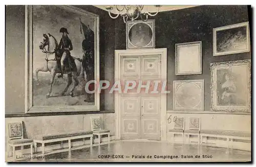 Ansichtskarte AK Compiegne Palais Salon de Stuc Napoleon 1er