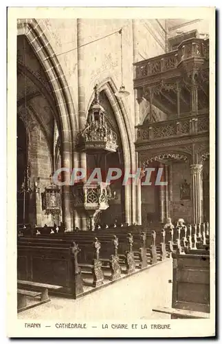 Ansichtskarte AK Thann Cathedrale La Chaire Et La Tribune