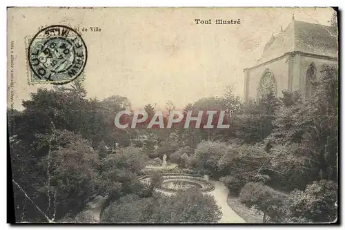 Cartes postales Toul Illustre Jardin de l&#39hotel de ville