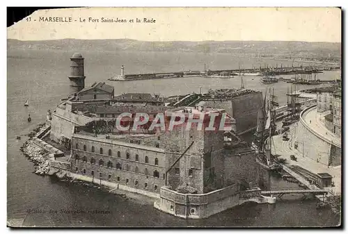 Cartes postales Marseille Le Font Saint Jean Et La Rade