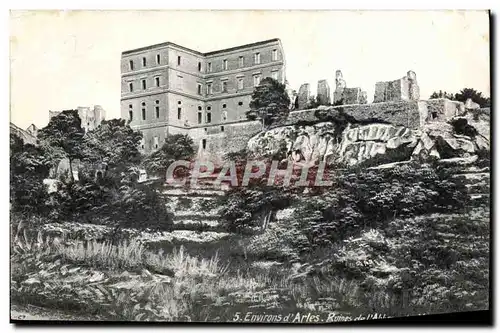 Ansichtskarte AK Environs D&#39Arles Ruines de l&#39abbaye de Montmajour