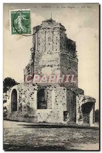 Cartes postales Nimes La Tour Magne