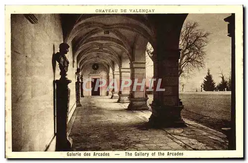 Cartes postales Chateau De Valencay Galerie des arcades