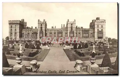 Cartes postales Windsor Castle East Terrace