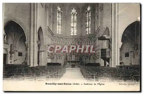 Cartes postales Romilly Sur Seine Interieur De I'Eglise