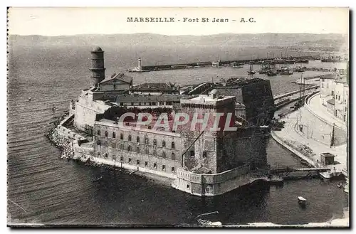 Cartes postales Marseille Fort St Jean