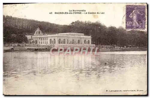 Ansichtskarte AK La Normandle Bagnoles De I&#39Orne Le Casino Du Lac