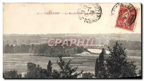 Cartes postales Villandry Le Bec Du Cher