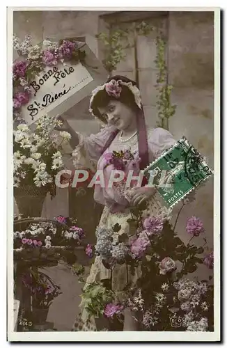 Cartes postales Bonne Fete Femme St Rene