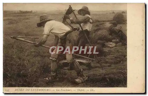 Cartes postales Fantaisie Musee du Luxembourg Les faucheurs Dupre