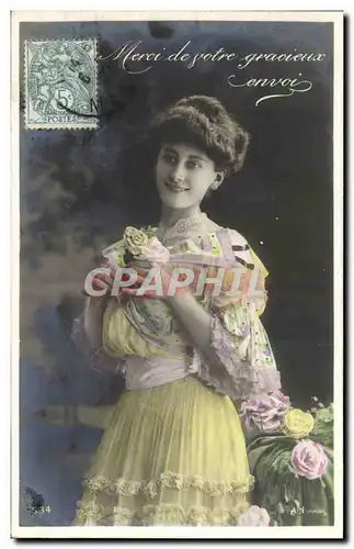 Cartes postales Fantaisie Femme