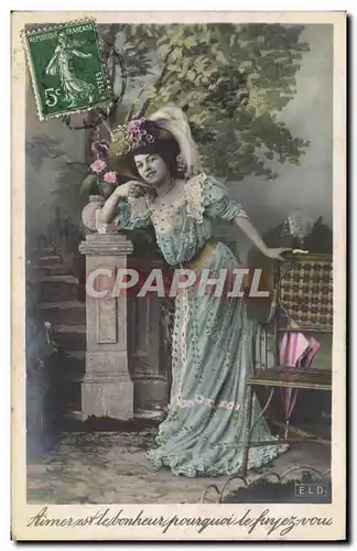 Cartes postales Fantaisie Femme