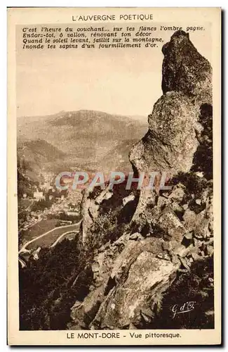 Ansichtskarte AK Auvergne Le Mont Dore Vue pittoresque