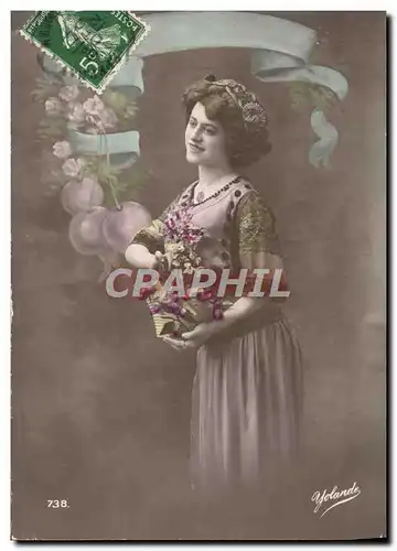 Cartes postales Fantaisie Femme