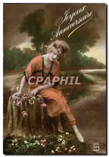 Cartes postales Fantaisie Femme