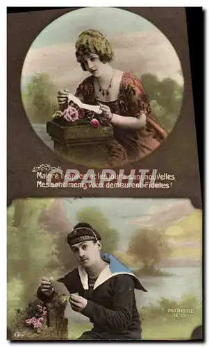 Cartes postales Fantaisie Femme Marin