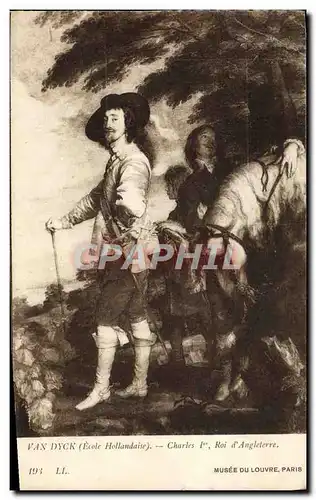 Ansichtskarte AK Van Dyck Charles 1er Roi d&#39Angleterre Musee du Louvre Paris
