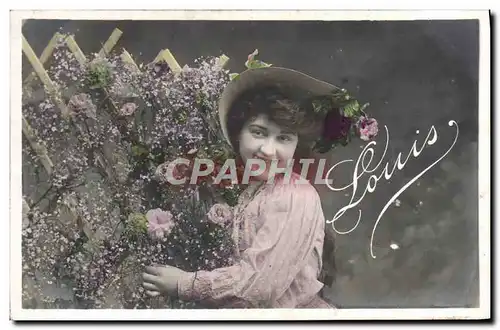 Cartes postales Fantaisie Femme Louis