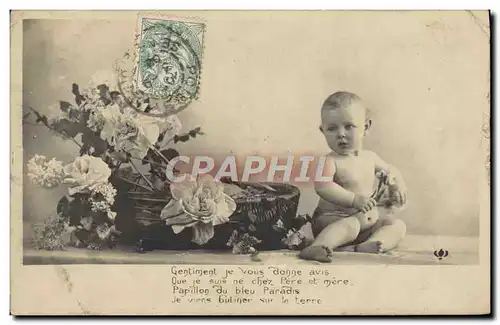 Cartes postales Fantaisie Enfant Bebe