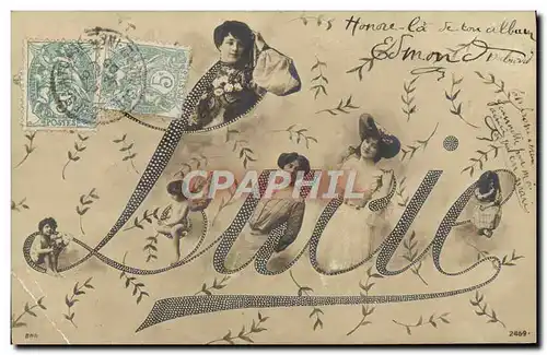 Cartes postales Fantaisie Femmes Lucie