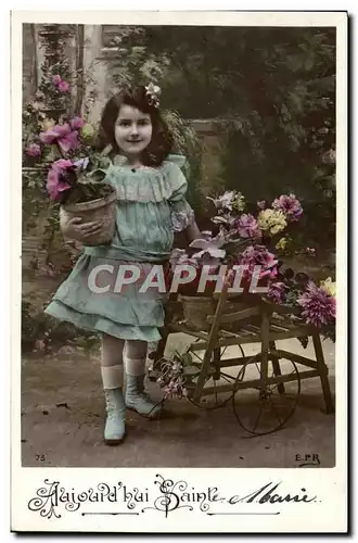 Ansichtskarte AK Fantaisie Enfant Sainte Marie