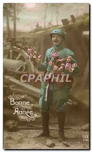 Cartes postales Fantaisie Homme Soldat Militaria