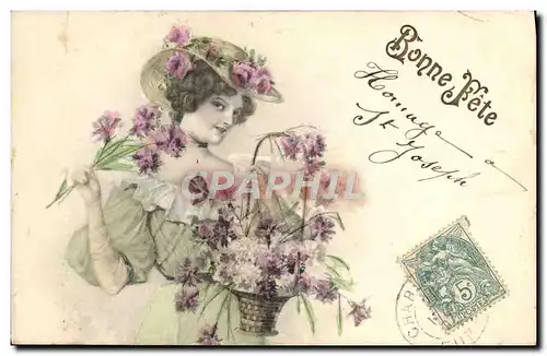 Cartes postales Fantaisie Femme