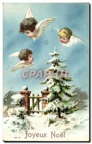Cartes postales Fantaisie Anges Ange Noel