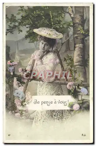 Cartes postales Fantaisie Femme