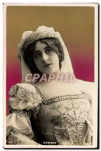 Cartes postales Fantaisie Femme Robinne