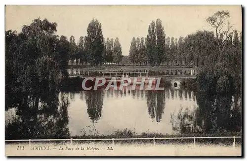 Ansichtskarte AK Amiens Le parc de la Hotoie