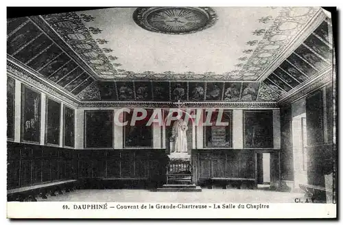 Ansichtskarte AK Dauphine Couvent De la Grande Chartreuse La Salle Du Chapitre