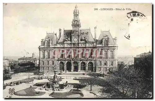 Cartes postales Limoges Hotel De Ville