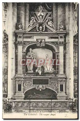 Cartes postales Amiens Interieur De La Cathedrale L&#39Ange pleureur