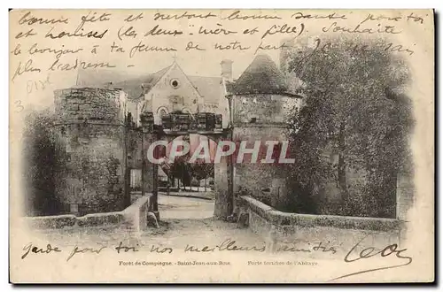 Cartes postales Foret De Compiegne Saint Jean Aux Bois Porte fortifiee de l&#39abbaye