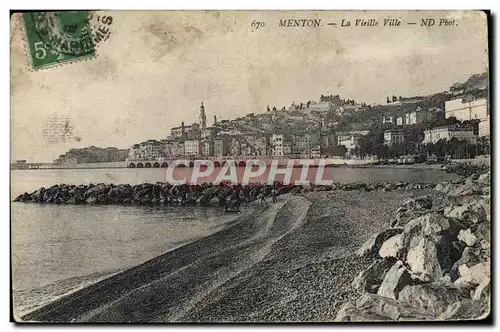 Cartes postales Menton La Vieille Ville