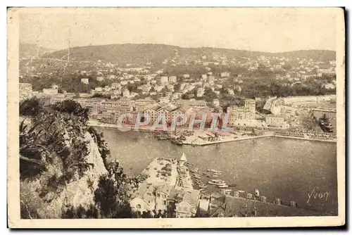 Cartes postales Nice Entree Du Port Vers Le Mont Boron