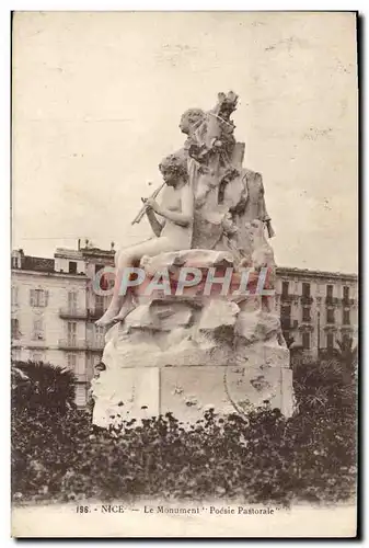 Cartes postales Nice Le Monument Poesie Pastorale