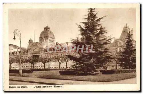 Cartes postales Evian Les Bains L&#39Etablissement Thermal