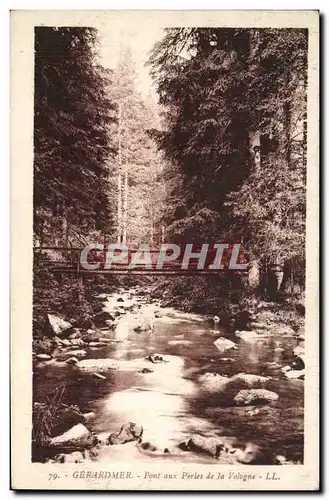 Ansichtskarte AK Gerardmer Pont Aux Perles De La Vologne