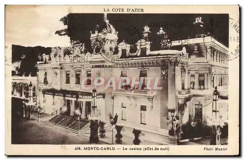 Cartes postales Monte Carlo Le Casino