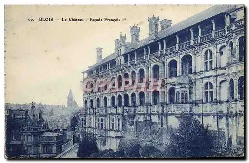 Ansichtskarte AK Blois Le Chateau Facade Francois 1er