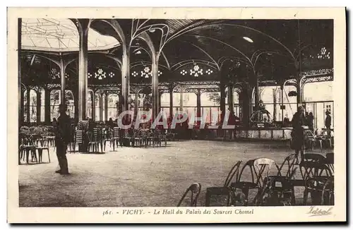 Cartes postales Vichy Le Hall Du Palais Des Sources Chomel