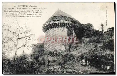 Cartes postales Tiffauges Chateau De Barbe Bleue La tour du Vidane