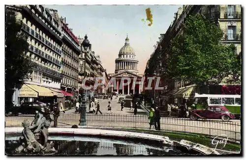 Moderne Karte Paris Et Ses Merveilles Rue Soufflot Et Le Pantheon