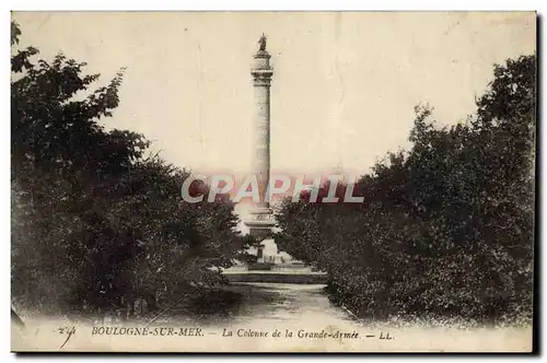 Cartes postales Boulogne Sur Mer La Colonne de la Grande Armee