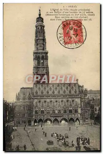 Cartes postales Arras L'Hotel de Ville et son Beffroi
