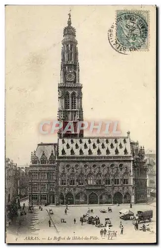 Cartes postales Arras L'Hotel de Ville et son Beffroi