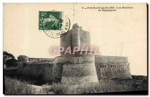 Ansichtskarte AK Fouras les Bains Les Bastions du semaphore